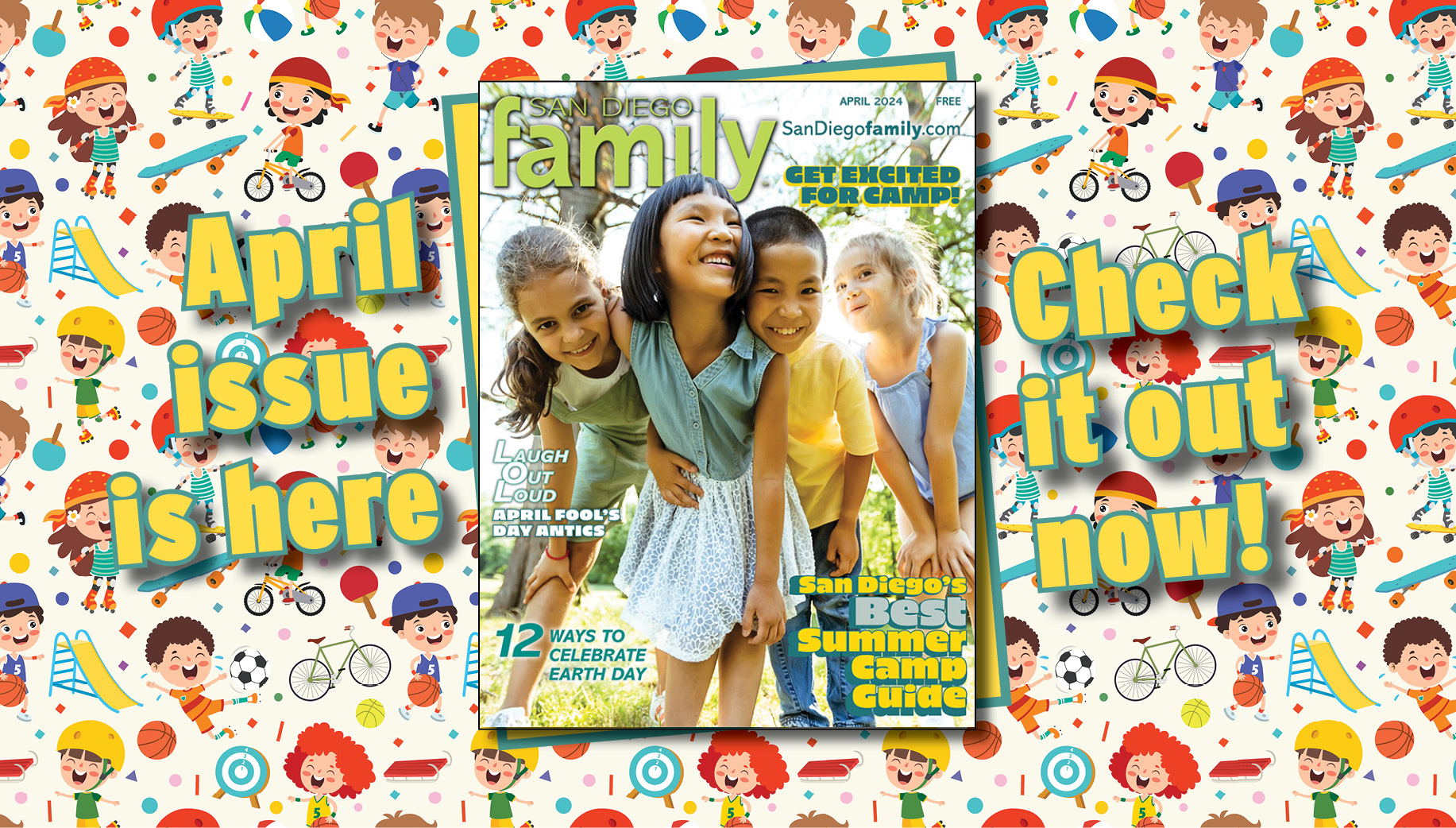 April issue of San Diego Family Magazine