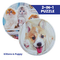 SpinFlip SolvedPuzzle Kittens Puppy 1080x
