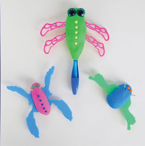 Flying Flossers::Dental Floss bugs