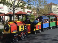 Santa Arrives on the Holiday Express