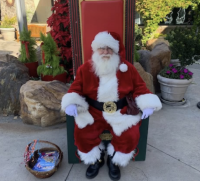 Santa Arrives on the Holiday Express Train