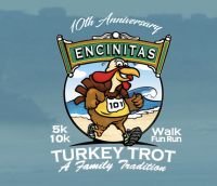 Encinitas Turkey Trot 10K, 5K, Walk/Fun Run