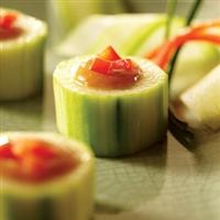 Cucumber Peanut Butter Bites