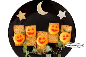 Healthy Pumpkin Patch Snack for Kids